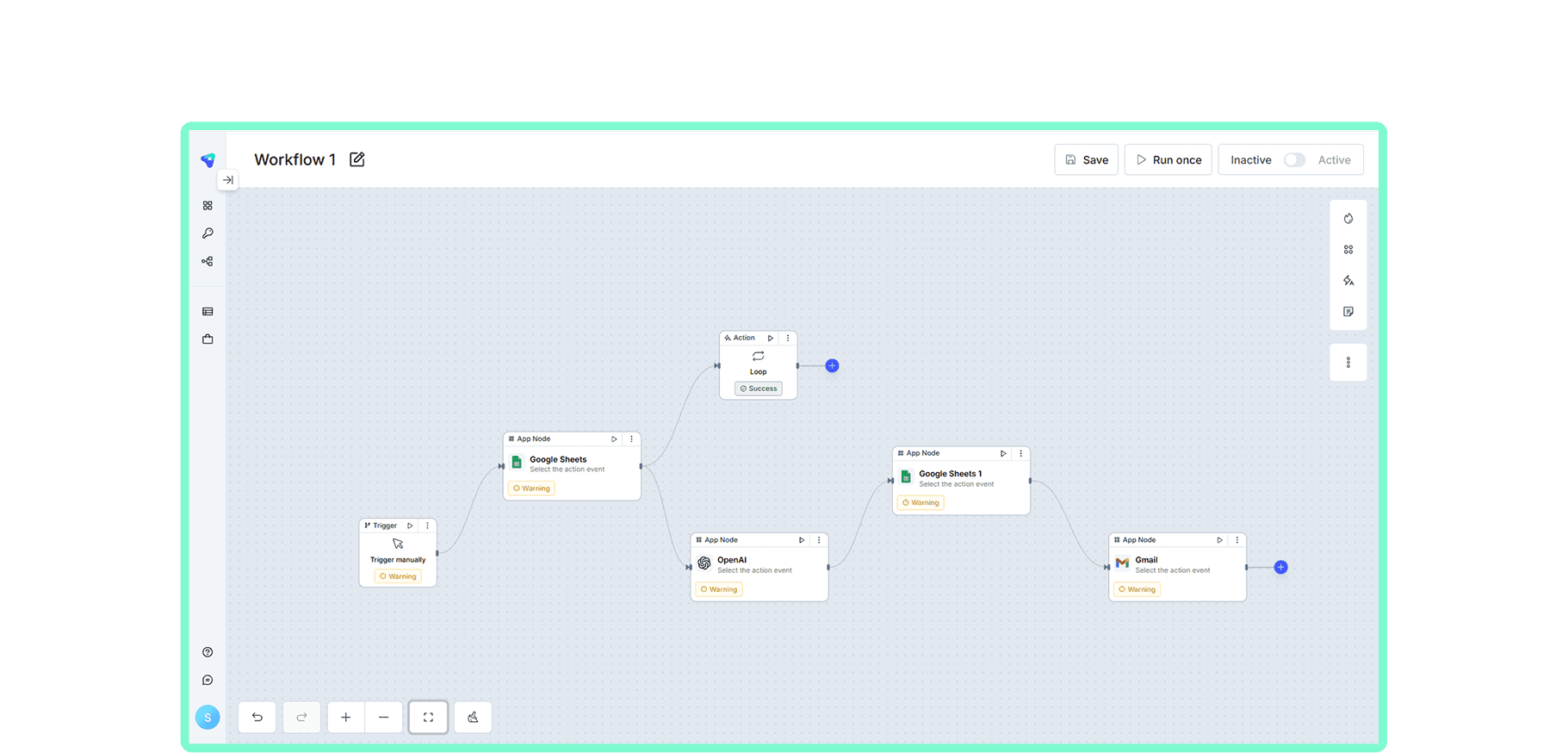 Visual Workflow Builder